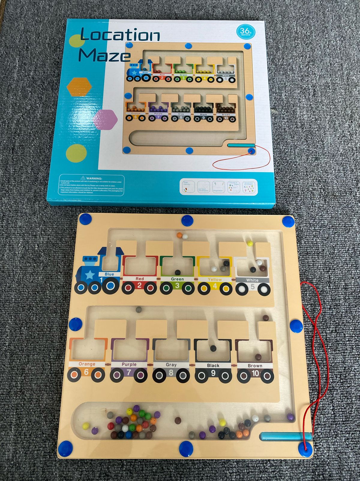 Miniatura 4 de Juego montessori magnetico infantil